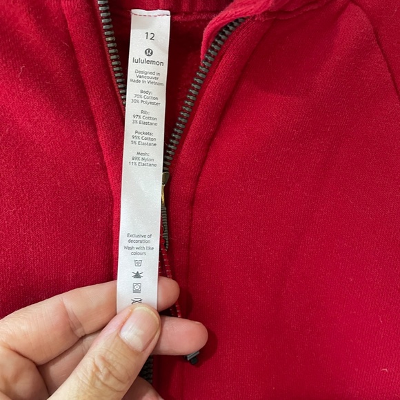 LULULEMON SCUBA HOODIE SIZE 12 - Picture 3 of 3